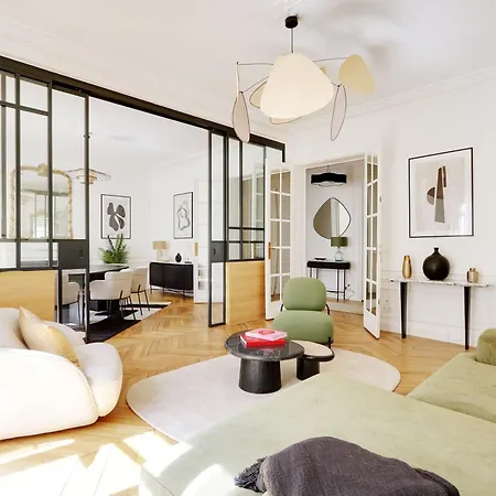 Chic & Spacious 2bdr - 4p - Av Suffren Tour Eiffel Lägenhet *